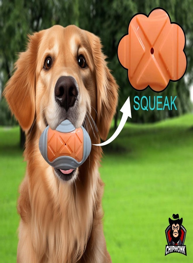 CHIPMONK Set of 2 Squeaky Toy Bite Safe Durable for Small Puppy Medium Large Dog Non-Toxic Interactive Plushy Training & Brain Development Toys Reduces Anxiety Perfect for Your Lovely Pets - Image 2
